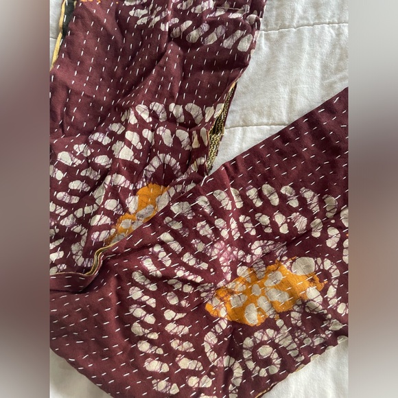 EUC Kantha Bae Hair Wraps- Maroon and Dark Green - Picture 3 of 9